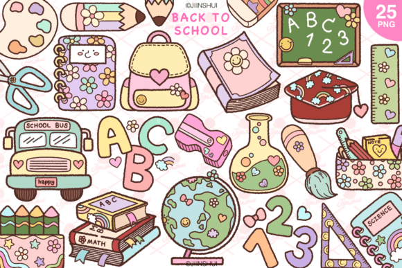 Back to School Clip Art, Education, Png: Your Creative Toolkit