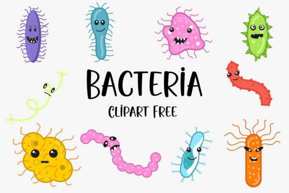 Bacteria Clipart Free: Adorable Design Assets for Health Awareness
