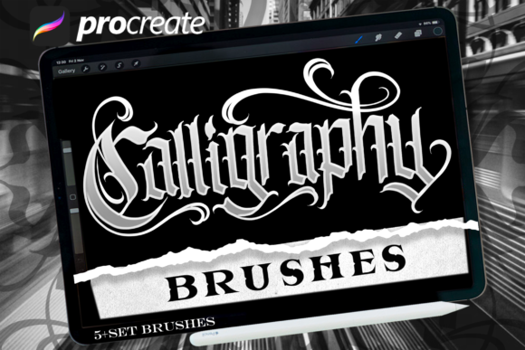 Calligraphy Brush #1: Your Digital Toolkit for Authentic Lettering