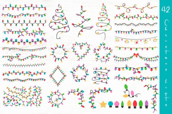 Christmas Lights SVG PNG Vector Bundle: A Designer's Festive Toolkit