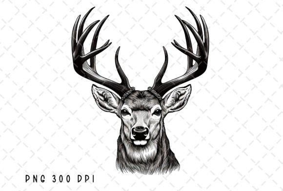 Crafting a Rugged Brand Identity with Buck Whitetail Deer Hunting Silhouette