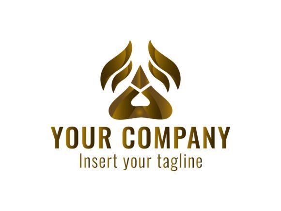 Elevate Your Brand: The Allure of Logo Gold Gradation Two Wings