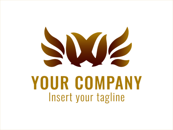 Elevate Your Brand with a Logo Gold Gradation Winged Ornament
