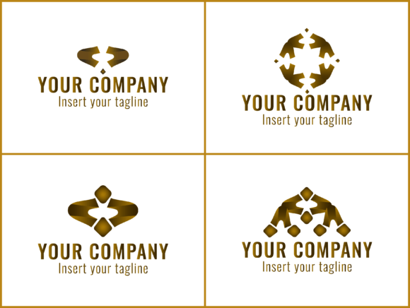Elevate Your Brand with Logo Gold Gradation Bundling 4