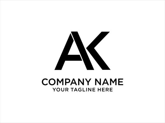 Exploring the Initial Letter AK Logo Template Design