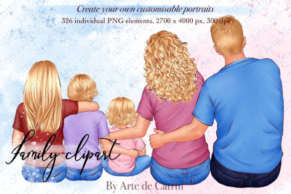 Family Clipart: Designs for Father's Day, Mom Day & Beyond