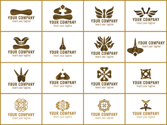 Logo Gold Bundle 16 Luxurious: A Designer's Guide to Opulent Branding