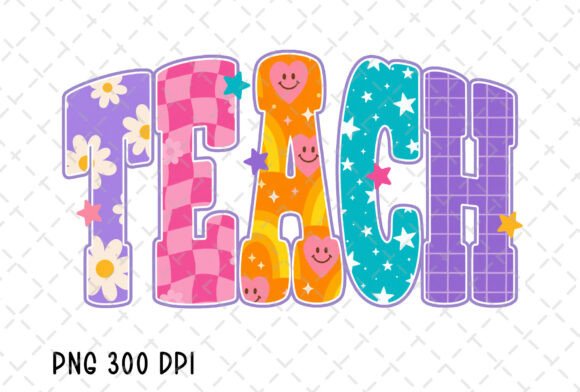 Retro Teach Back to School Teacher PNG: A Designer’s Toolkit Essential