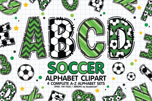 Soccer Alphabet a-Z Letters PNG: A Playful Toolkit for Dynamic Design