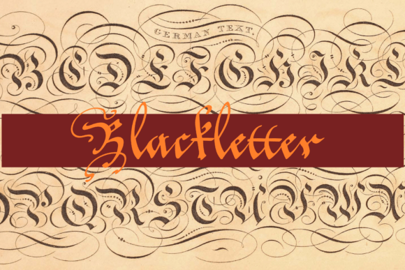 Unlocking History: The Blackletters Alphabets 30 Collection